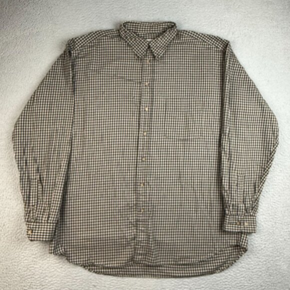 Eddie Bauer Other - Eddie Bauer AKA Button Down Shirt Mens 2XL Checkered Long Sleeve Cotton Leisure